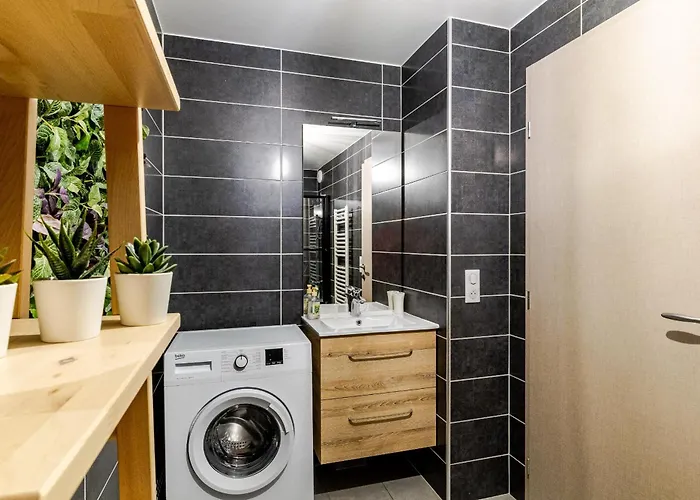 公寓 Reflet Du Veyrier 4 Etoiles - Proche & Vieille Ville, Garage Prive, Secteur Recherche